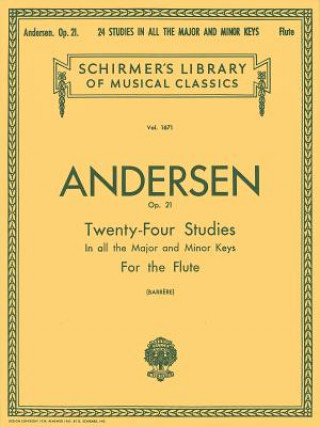 Kniha 24 Studies, Op. 21 Andersen Joachim