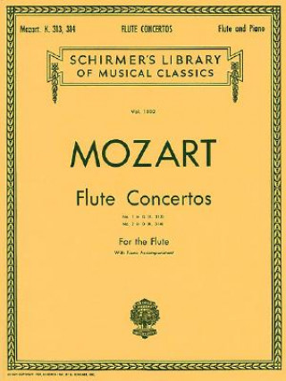 Könyv Flute Concertos Amadeus Mozart Wolfgang