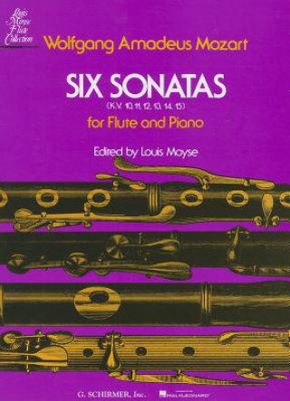 Kniha Six Sonatas (K.10-15) Amadeus Mozart Wolfgang
