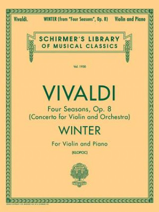 Kniha Winter: Violin and Piano Vivaldi Antonio
