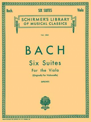 Carte 6 Suites: Viola Solo Sebastian Bach Johann