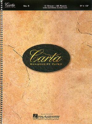 Kniha Carta Manuscript Paper No. 9 - Basic Hal Leonard Publishing Corporation