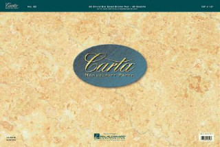 Kniha Carta Manuscript Paper: 20 Stave Big Band Score Pad, No. 28: With Jazz Articulation/Range Chart Hal Leonard Publishing Corporation