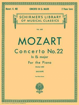 Kniha Concerto No. 22 in Eb, K.482: National Federation of Music Clubs 2014-2016 Selection Piano Duet Amadeus Mozart Wolfgang