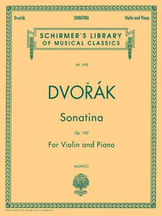 Book Sonatina, Op. 100 Antonin Dvorak