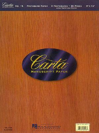 Carte Carta Manuscript Paper No. 15 - Guitar Hal Leonard Publishing Corporation