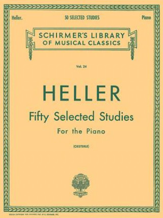 Kniha 50 Selected Studies (from Op. 45, 46, 47): Piano Technique Heller Stephen