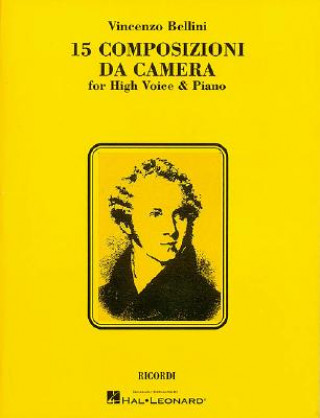 Knjiga 15 COMPOSIZIONI DA CAMERA Bellini Vincenzo
