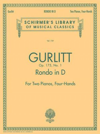 Kniha Gurlitt: Rondo in D, Opus 174, No. 1 Cornelius Gurlitt