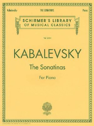 Książka The Sonatinas: Piano Solo Dmitry Borisovich Kabalevsky