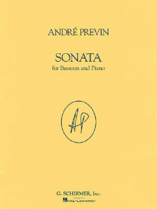 Kniha Andre Previn: Sonata: For Bassoon and Piano Andre Previn