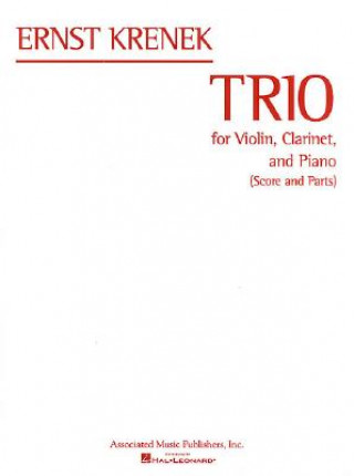 Könyv Trio: Score and Parts Krenek Ernst
