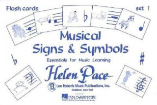 Kniha Musical Signs and Symbols Set I 24 Cards 48 Sides Flash Cards Moppet Robert Pace