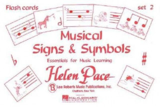 Carte Musical Signs and Symbols Set II 24 Cards 48 Sides Moppet Flash Cards Robert Pace
