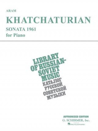 Könyv Sonata (1961): Piano Solo Khachaturian Aram