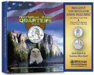 Carte National Park Quarters Album with Coins Whitman Publishing