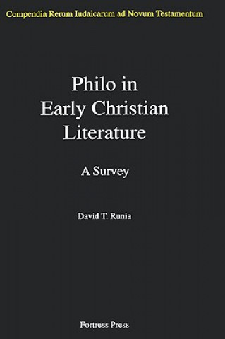 Книга Philo in Early Christian Literature David T. Runia