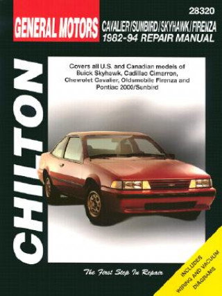 Βιβλίο GM Cavalier, Sunbird, Skyhawk, and Firenza, 1982-94 Chilton