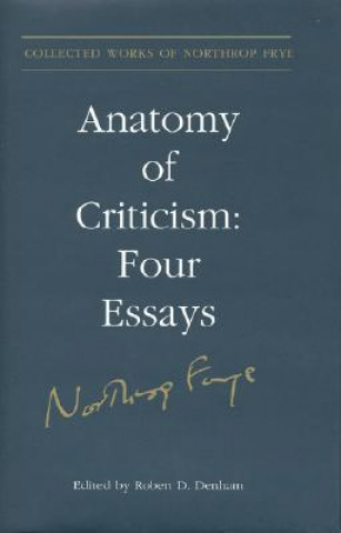 Livre Anatomy of  Criticism Estate of Northrop Frye