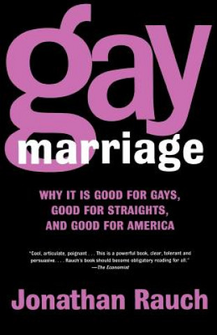 Kniha Gay Marriage Jonathan Rauch