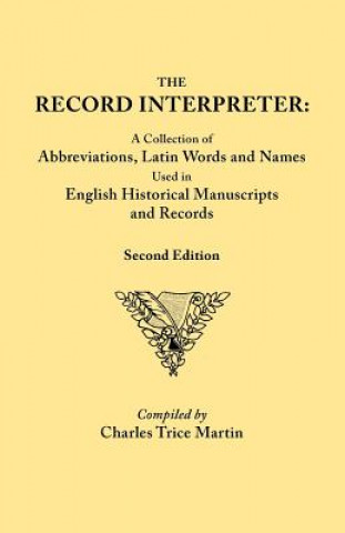 Kniha Record Interpreter Charles Trice Martin