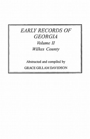 Kniha Early Records of Georgia 