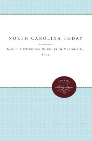 Książka North Carolina Today Samuel Huntington Hobbs