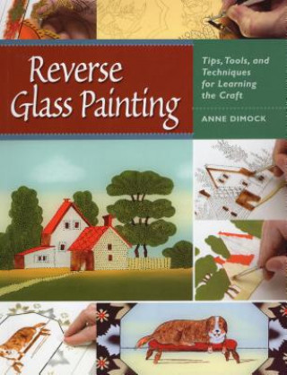 Carte Reverse Glass Painting Anne Dimock