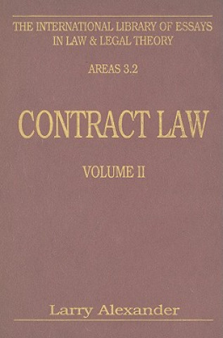 Книга Contract Law, Volume II Larry Alexander