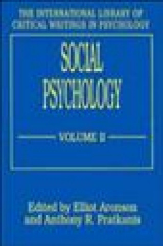 Kniha Social Psychology (Vol. 2) Elliot Aronson