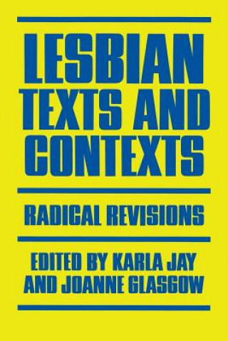 Kniha Lesbian Texts and Contexts: Radical Revisions Renee Vivien