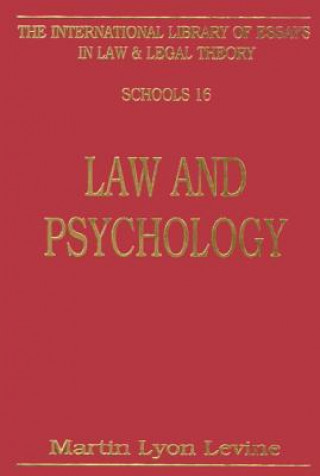 Book Law and Psychology Martin Lyon Levine