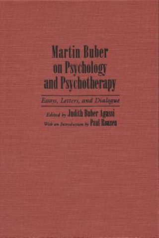 Książka Martin Buber On Psychology and Psychotherapy Martin Buber