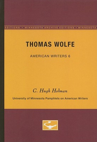 Könyv Thomas Wolfe C. Hugh Holman