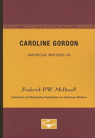 Carte Caroline Gordon Frederick P. W. McDowell