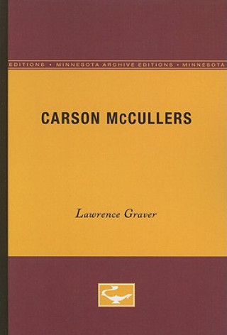 Knjiga Carson McCullers Lawrence Graver