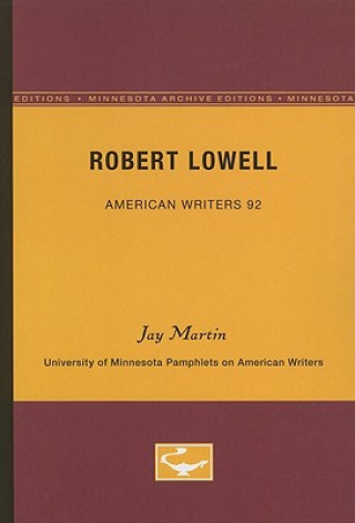 Book Robert Lowell Jay Martin