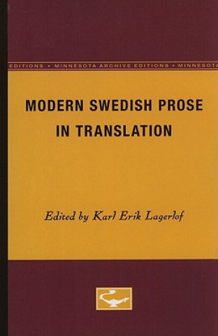Könyv Modern Swedish Prose in Translation Karl Erik Lagerlof