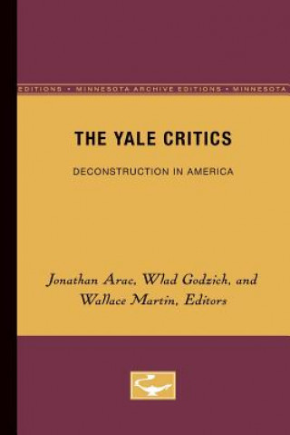 Kniha Yale Critics Jonathan Arac