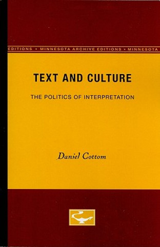 Book Text and Culture Daniel Cottom