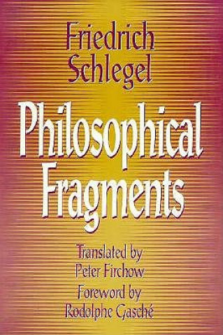 Carte Philosophical Fragments Friedrich Schlegel