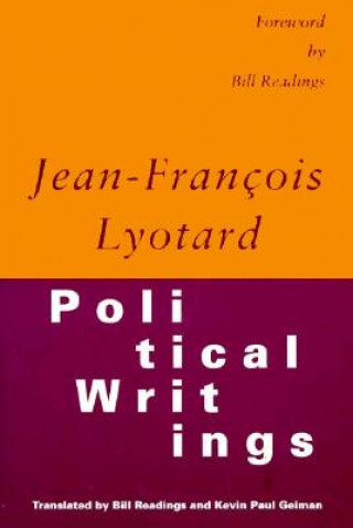 Kniha Political Writings Jean-Francois Lyotard