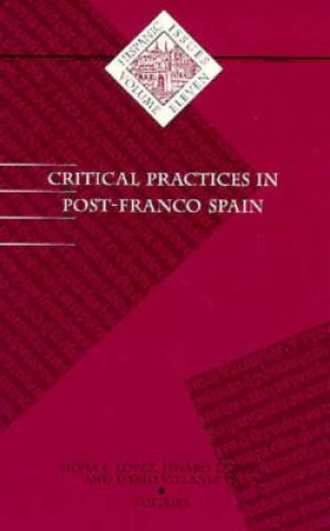 Könyv Critical Practices in Post-Franco Spain Silvia L. Lopez