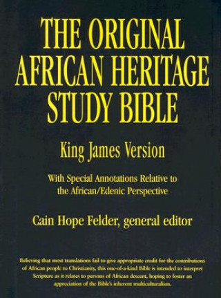 Carte Original African Heritage Study Bible-KJV Cain Hope Felder