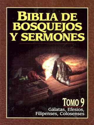 Kniha Biblia de Bosquejos y Sermones-RV 1960-Galatas, Efesios, Filipenses, Colosenses Anonimo