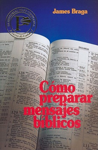 Książka Como Preparar Mensajes Biblicos = How to Prepare Bible Messages James Braga