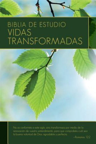 Książka Biblia de Estudio: Vidas Transformadas-Rvr 1960 Editorial Portavoz