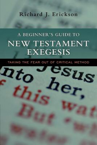 Book A Beginner's Guide to New Testament Exegesis: Taking the Fear Out of Critical Method Richard J. Erickson