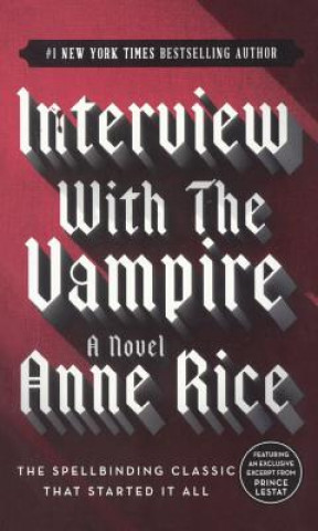 Kniha Interview with the Vampire Anne Rice