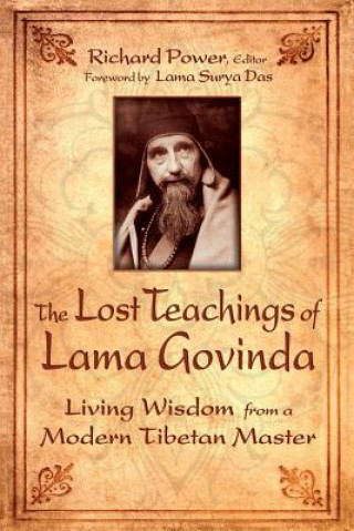 Carte The Lost Teachings of Lama Govinda: Living Wisdom from a Modern Tibetan Master Richard Power